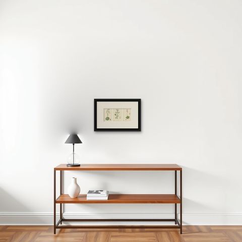 Hand-Colored Botanical Engravings of London-Pride and Its Varieties, 1902, shown framed on a wall, true to size