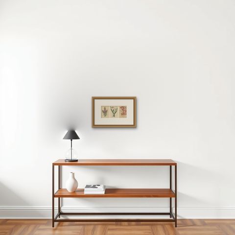 Set of 3 Antique Botany Prints, Mirbelia, Neomarica Northiana, Amherstia, 1849, shown framed on a wall, true to size