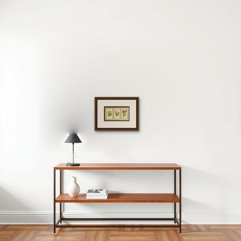 Antique Botanical Lithographs, Caladium, Arum Lily & Flamingo Flower, c.1897, shown framed on a wall, true to size