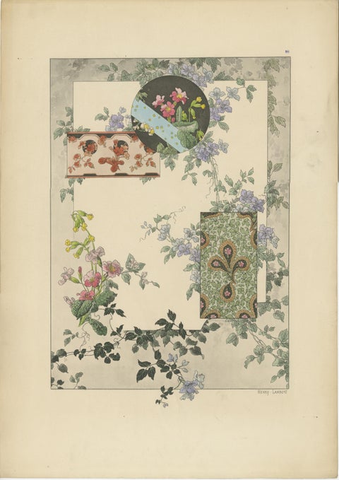 La Flore Décorative An Art Nouveau Tribute to Floral Elegance in 1896, view 2