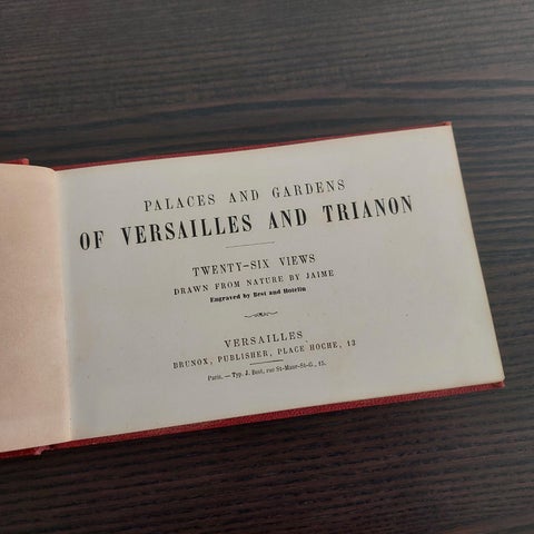 Small Book with 26 Views of the Palaces and Gardens of Versailles and Trianon, view 2