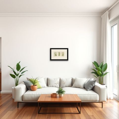Ephemeral Blossoms: Treasures from 'Favourite Flowers of Garden and Greenhouse', shown framed in a room, true to size