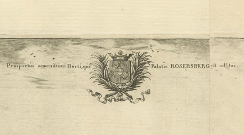 Rosersberg Palace and Gardens near Stockholm in the Baroque Splendor of 1695, close-up 6