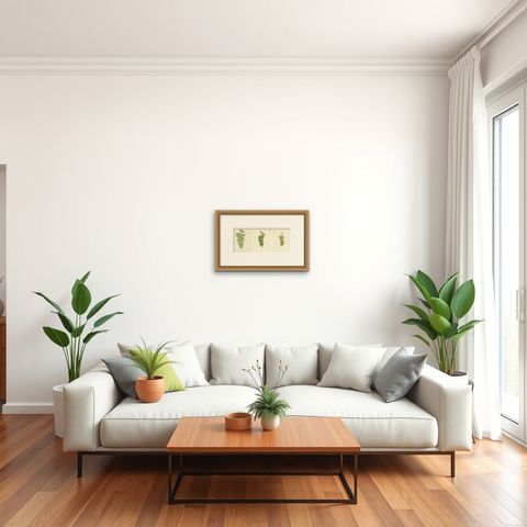 Set of Three Antique Prints of Various Green / White Grape Varieties, 1821, shown framed in a room, true to size