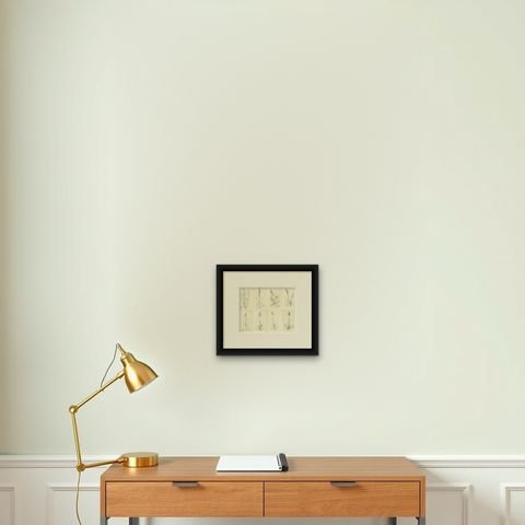 Set of 8 Antique Botanical Prints, Poa Grasses: Meadowgrass & Bluegrass ca.1830, shown framed on a wall, true to size