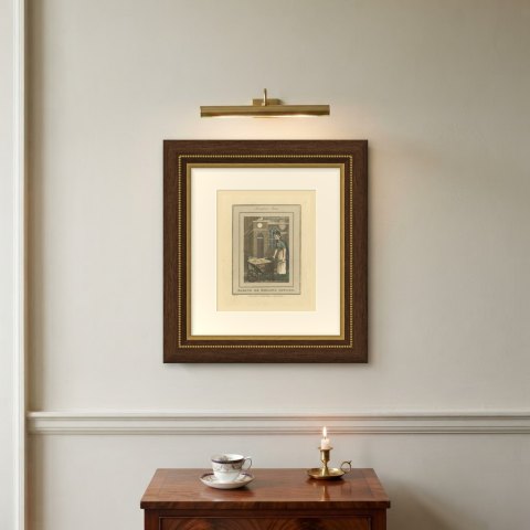 Baking or Boiling Apples, Stratford Place, Cries of London, 1804, shown framed on a wall, true to size