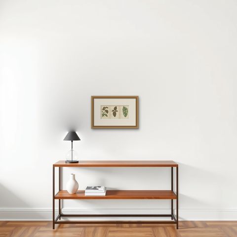 Botanical Elegance: Masterpieces of Victorian Horticulture, Published in 1880, shown framed on a wall, true to size