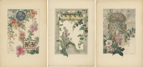 Floral Harmony in Decorative Design: The Art Nouveau Aesthetic of Lambert, 1896, view 5